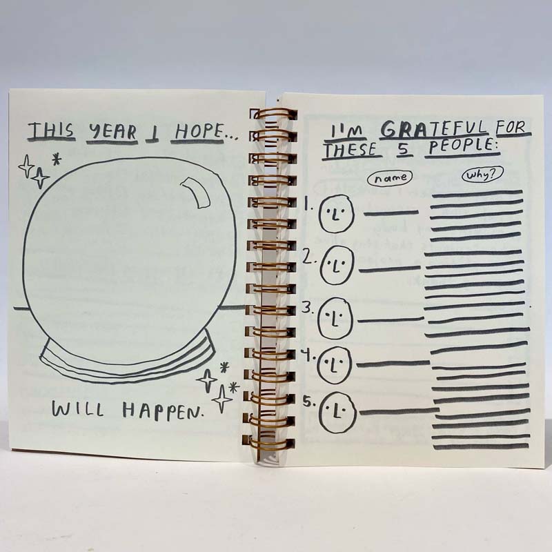 People I’ve Loved You Don’t Have to Understand – 12 Month Planner - Hopes and Gratefulness spread