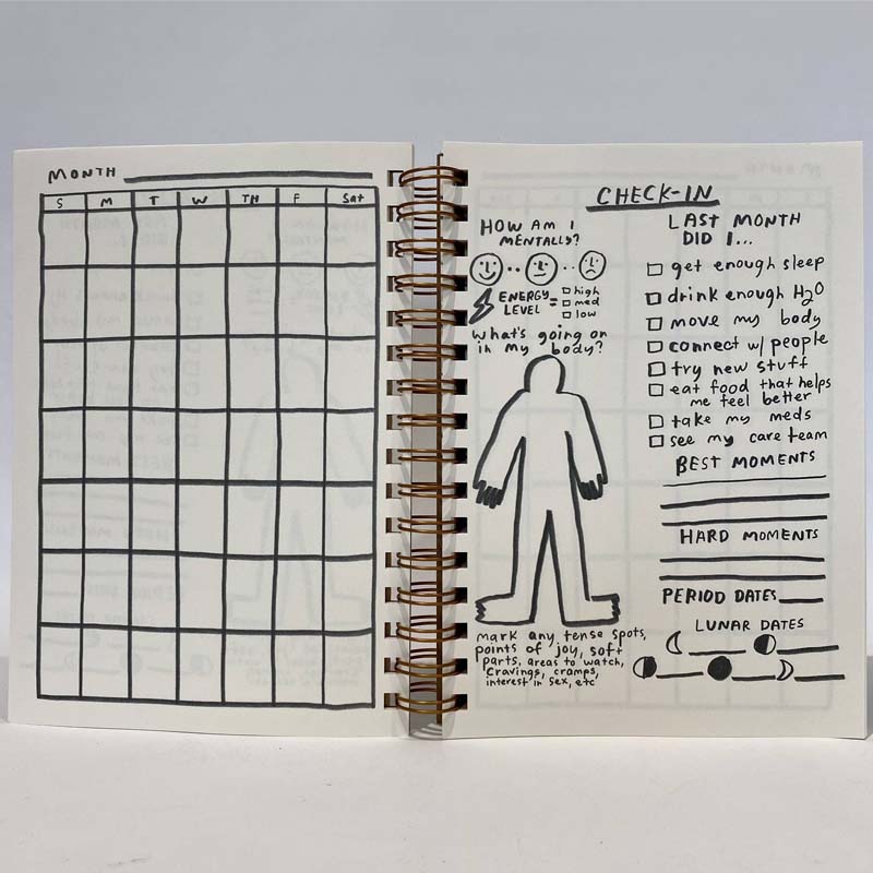 People I’ve Loved You Don’t Have to Understand – 12 Month Planner - monthly inside spread