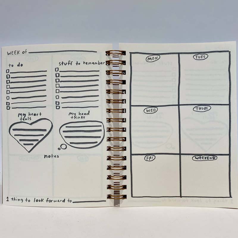People I’ve Loved You Don’t Have to Understand – 12 Month Planner - weekly inside spread