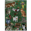 Les Chats Tea Towel