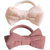 Cotton Gauze Elastic Bows