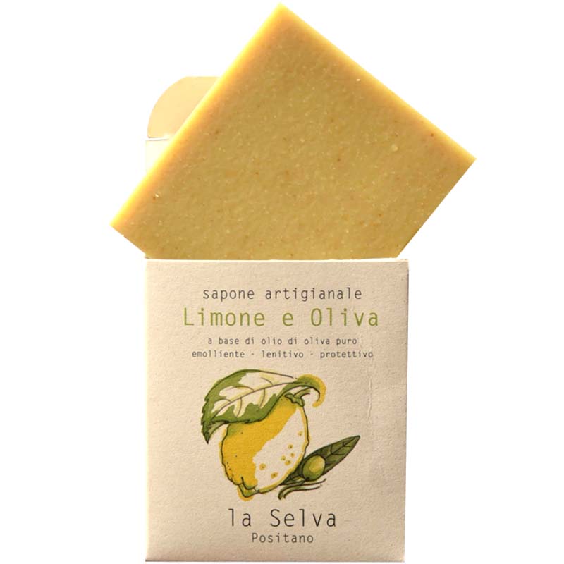 La Selva Positano Cosmetici Naturali Lemon and Olive Solid Soap
