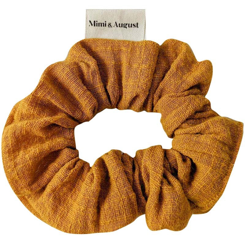 Mimi &amp; August Ethical Hair Scrunchie – Curry (1 pc)