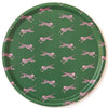 Pink Leopard Round Serving Tray