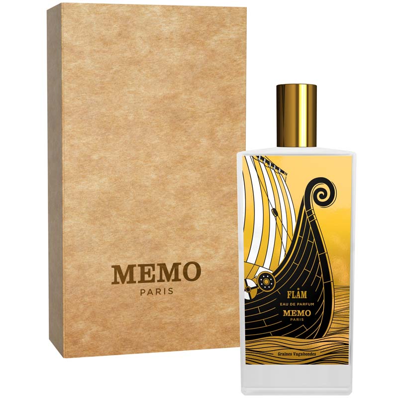 MEMO Paris Flam Eau de Parfum displayed next to box