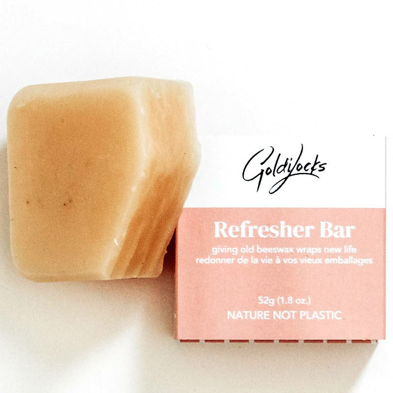 Goldilocks Goods Beeswax Wrap Refresher Bar (1.8 oz bar) with box