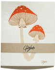 Goldilocks Goods Swedish Dishcloth – Mushrooms (shown with band as received)