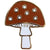 Mushroom Enamel Pin - Final Sale