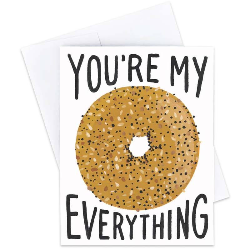Idlewild Co Everything Bagel Card (1 pc) with envelope