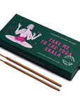 Cosmic Dealer Natural Ayurvedic Incense Yoga Shala – Day (20 pcs) showing 2 pieces outside of the closed box