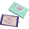 Cosmic Dealer Ayurvedic Copper Tongue Cleaner inside of open box