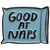 Good At Naps Pin