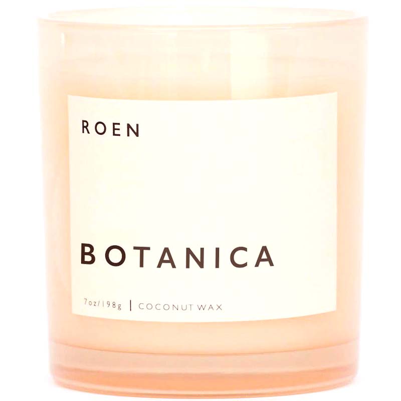 ROEN Botanica Scented Candle with white background