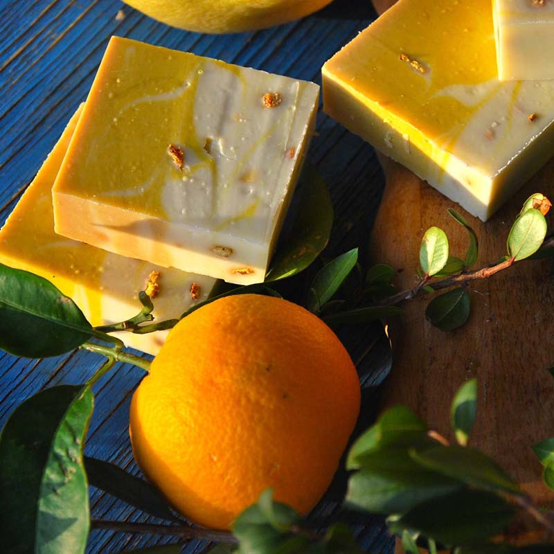 La Selva Positano Cosmetici Naturali Citrus Solid Soap beauty shot