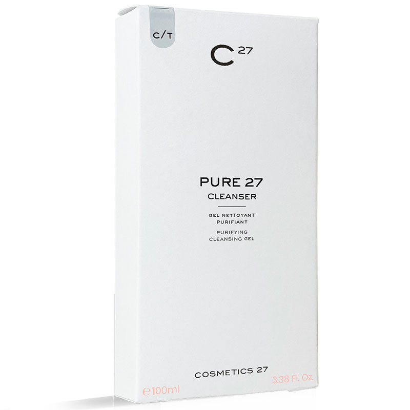 Cosmetics 27 Pure 27 Cleanser showing box