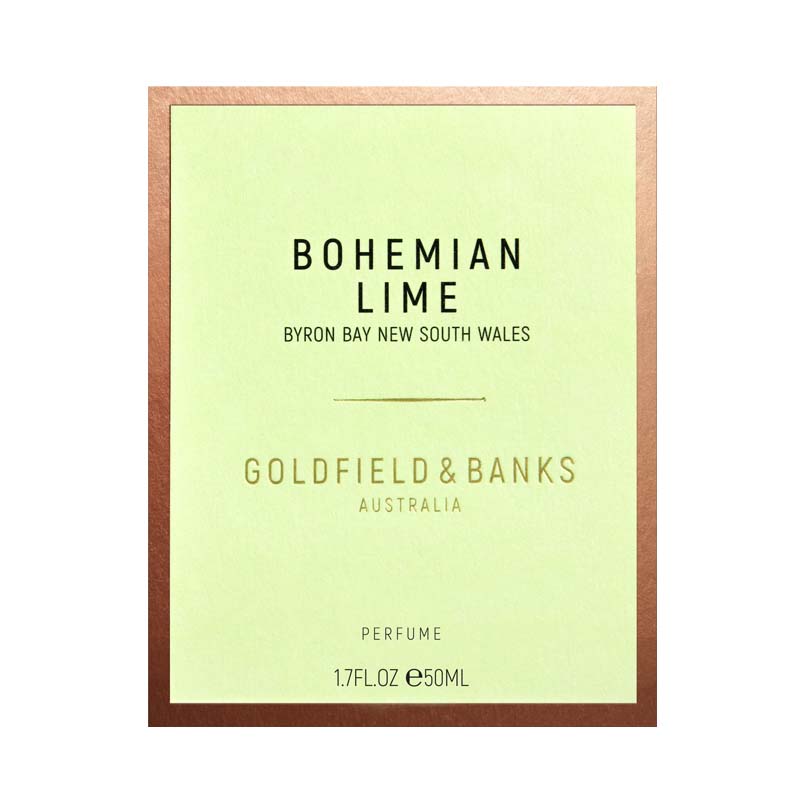 Goldfield &amp; Banks Bohemian Lime Perfume 50 ml box