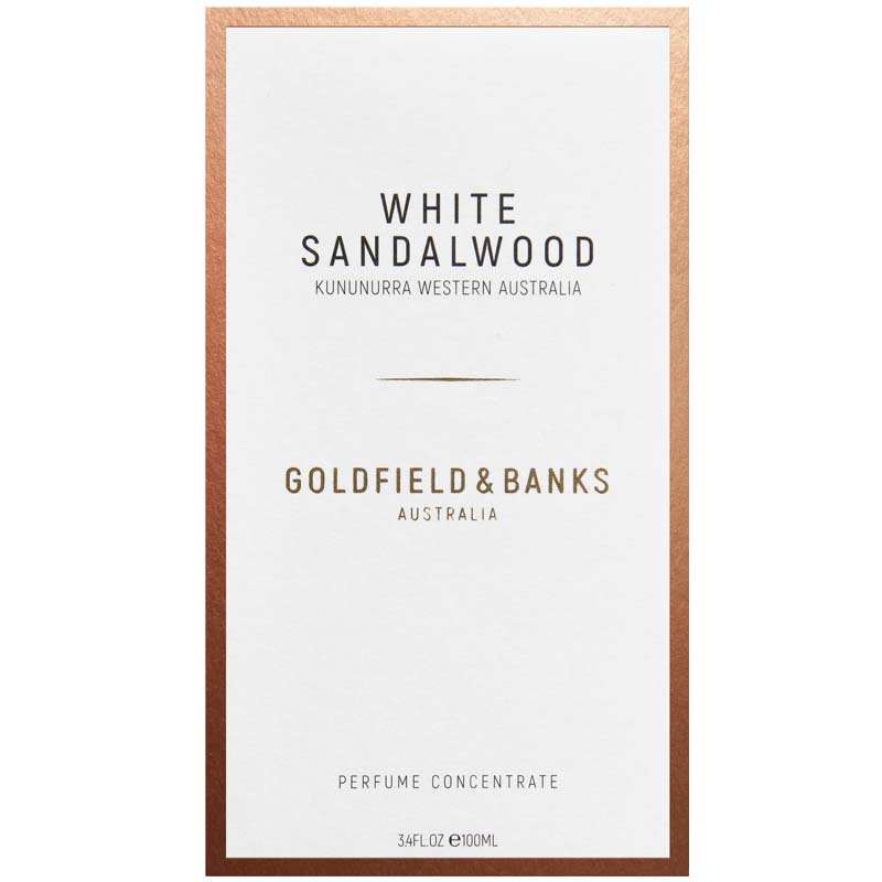 Goldfield & Banks White Sandalwood Perfume 100 ml box