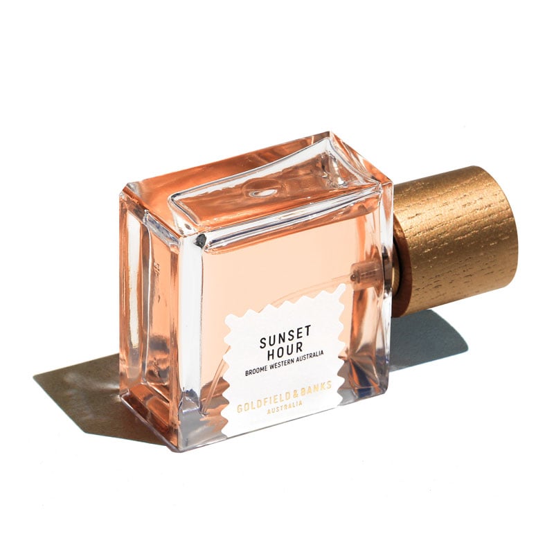 Goldfield & Banks Sunset Hour Perfume 50 ml showing on its side