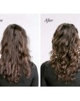 Oribe Hair Alchemy Resilience Conditioner before and after.