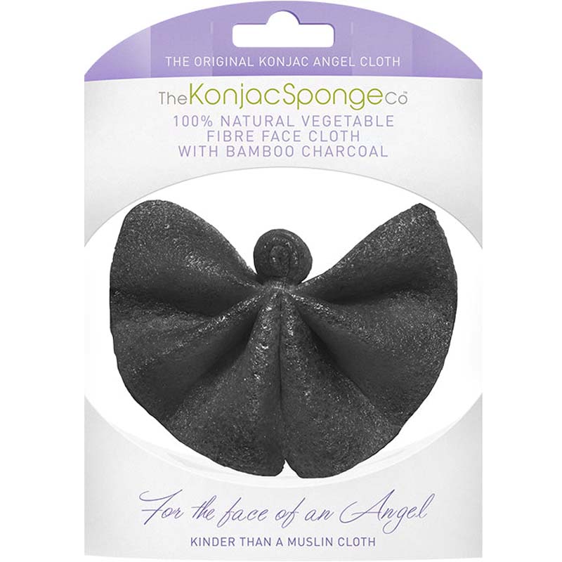 Konjac Sponge Company Angel Cloth with Bamboo Charcoal 