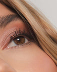 Roen Beauty 11:11 Eye Shadow Palette showing on model with blonde hair, brown eyes