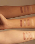 Roen Beauty Mood 4 Ever Eye Shadow Palette showing on different skin tones
