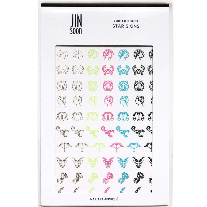 JINsoon Star Signs Nail Art Applique (1 sheet)
