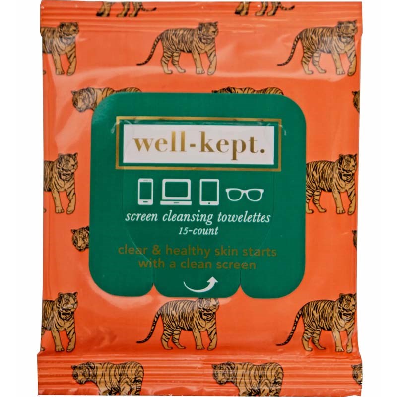 Well-Kept Go Get Em’, Tiger Cleansing Towelettes – Tech Wipes (1 pack)