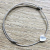 YSIE Silver Camille Bracelet – Heart - Product displayed on table