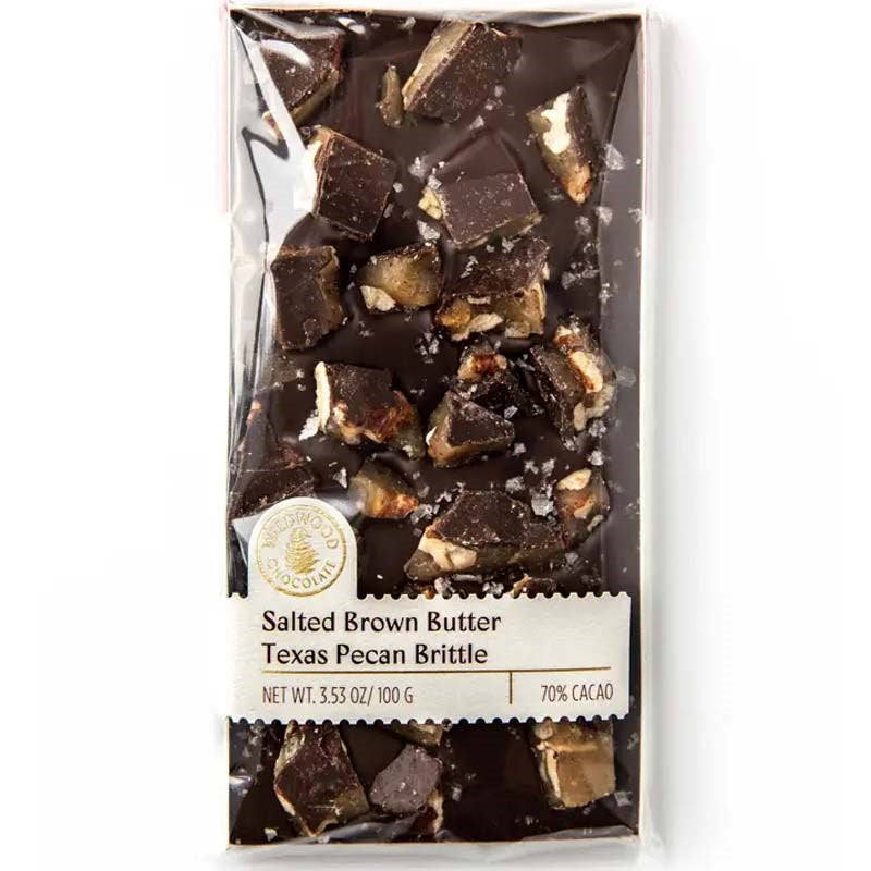 Wildwood Chocolate Salted Brown Butter Texas Pecan Brittle (100 g) 