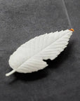 Morihata HA KO Paper Incense – No. 01 Spicy Jasmine showing leaf burning