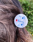 Lisa Junius Luna Hair Claw showing in hair