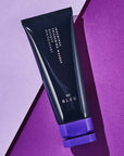 R+Co Bleu Ingenious Thickening Masque showing with light purple and purple
