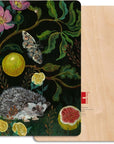 Avenida Home Hedgehog Cutting Board showing front and back of cutting board