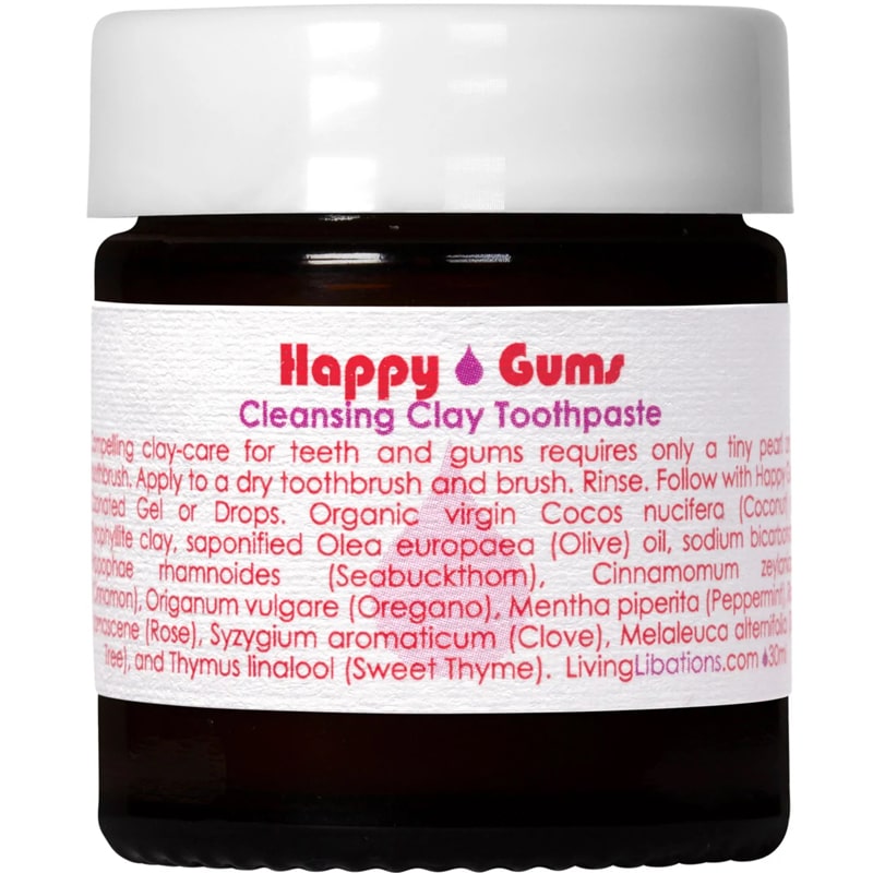 Living Libations Happy Gums Cleansing Clay Toothpaste  30 ml