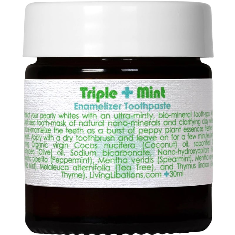 Living Libations Triple Mint Enamelizer Toothpaste (30 ml)