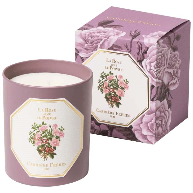 Carriere Freres Rose Pepper Candle (185 g)