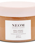 NEOM Organics Real Luxury Body Scrub showing container 