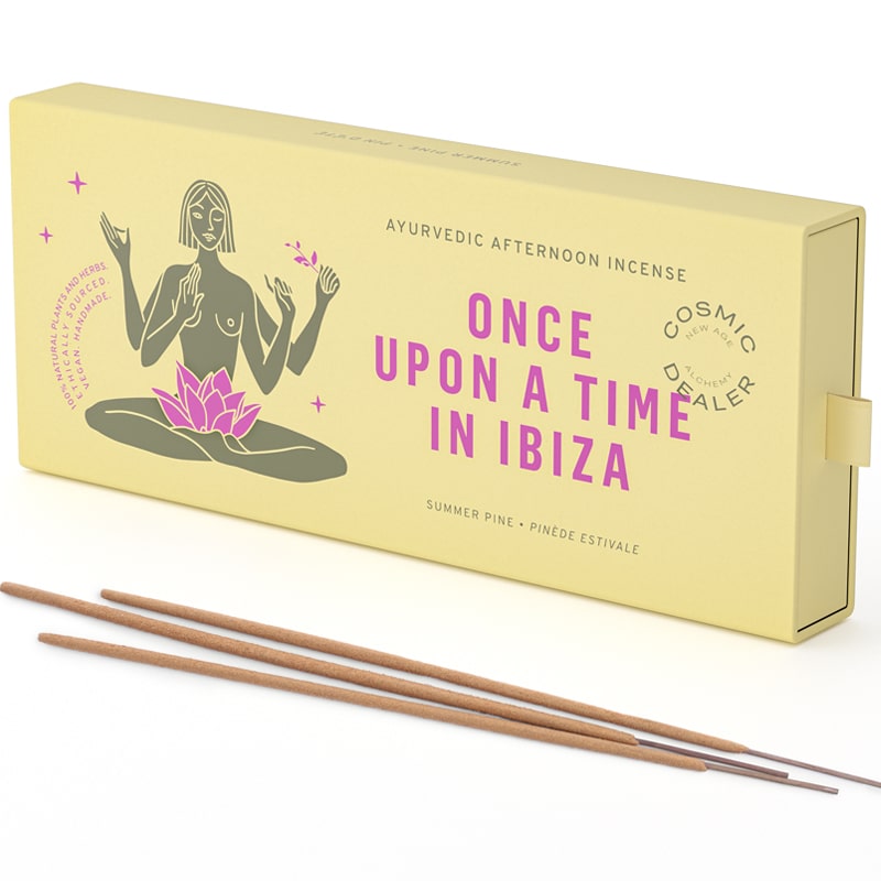 Cosmic Dealer Ayurvedic Afternoon Incense – Once Upon A time In Ibiza 30 pcs