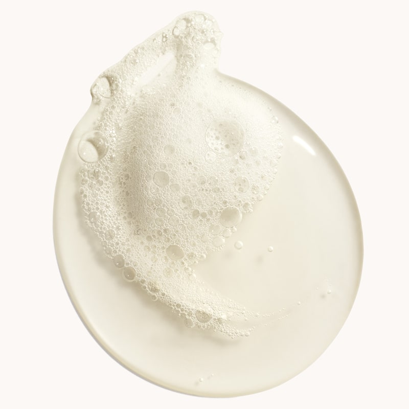 Oribe Cote d&#39;Azur Replenishing Body Wash product drop with foam