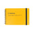 Rollbahn Medium Horizontal Spiral Notebook – Yellow
