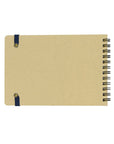 Delfonics Rollbahn Medium Horizontal Spiral Notebook – Light Pink showing cardboard colored back