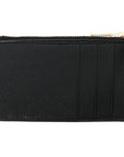 Delfonics Quitterie Zip Card Case – Black - Closeup of product