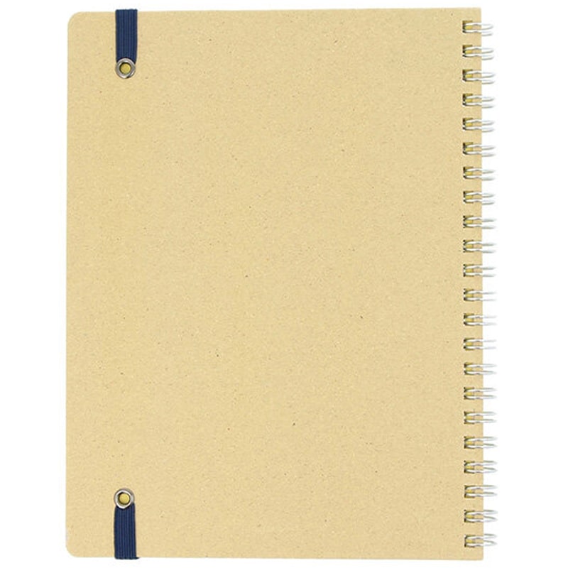 Delfonics Rollbahn Clear Large Spiral Notebook – Clear Pink showing inside book