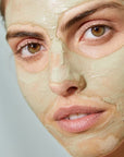 Caudalie Vinopure Purifying Mask showing mask on face