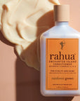 Rahua by Amazon Beauty Enchanted Island Conditioner showing with smear