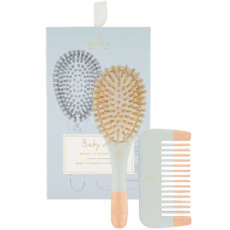 Bachca Baby Kit Hairbrush and Comb – Blue (2 pc)