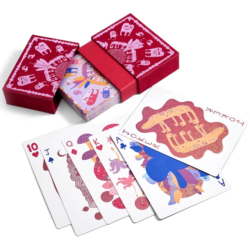 L&#39;Objet Haas Jumbo Playing Cards showing multiple cards with box