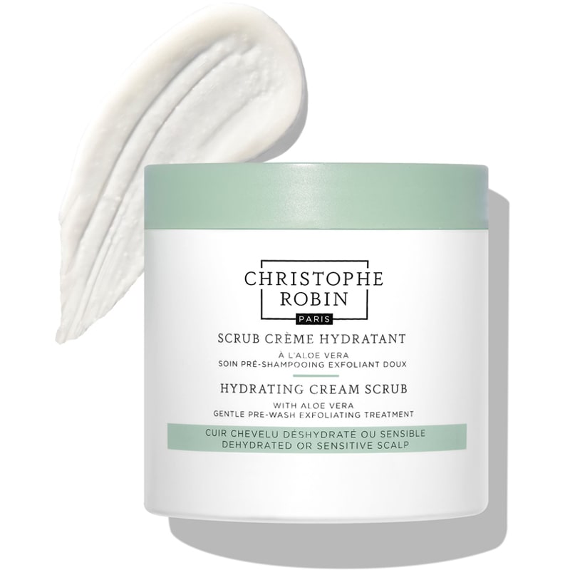 Christophe Robin Hydrating Cream Scrub showing with smear