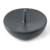 DAIYO Ceramic Circular Candle Holder – Black showing black candle holder 